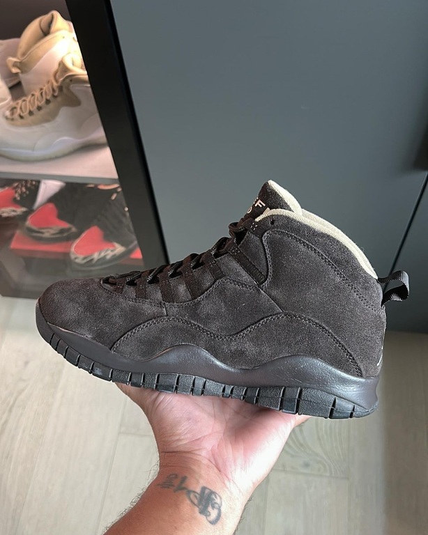 Upcoming SoleFly x Air Jordan 10 Chocolate is a Chocolate Dream for